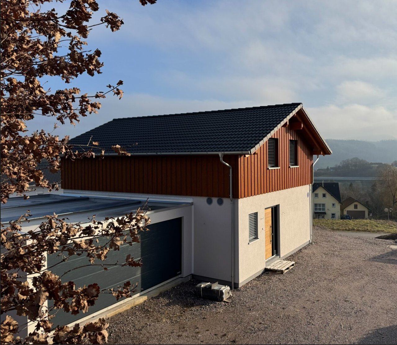 Außenansicht mit Ausblick Außenansicht mit Ausblick